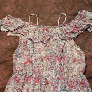 Cute off the shoulder romper